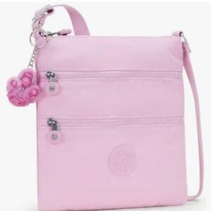 NEW Women’s Kipling Kieko Blooming Pink Crossbody Bag